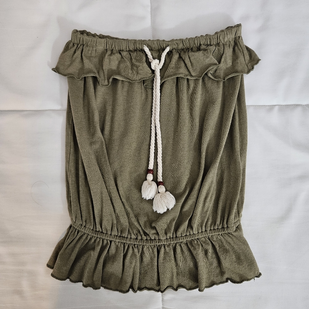 Army Green Tube Top
